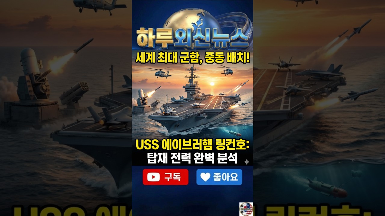 최근 이란으로 배치된 에이브러햄 링컨호의 스펙을 알아보자