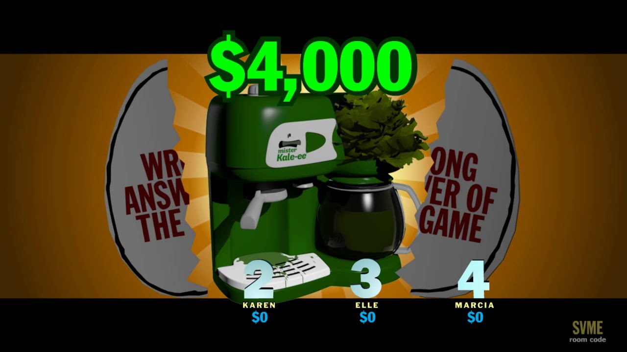 You Don't Know Jack 2015 - 4-Player Game #1 - Kale Mart