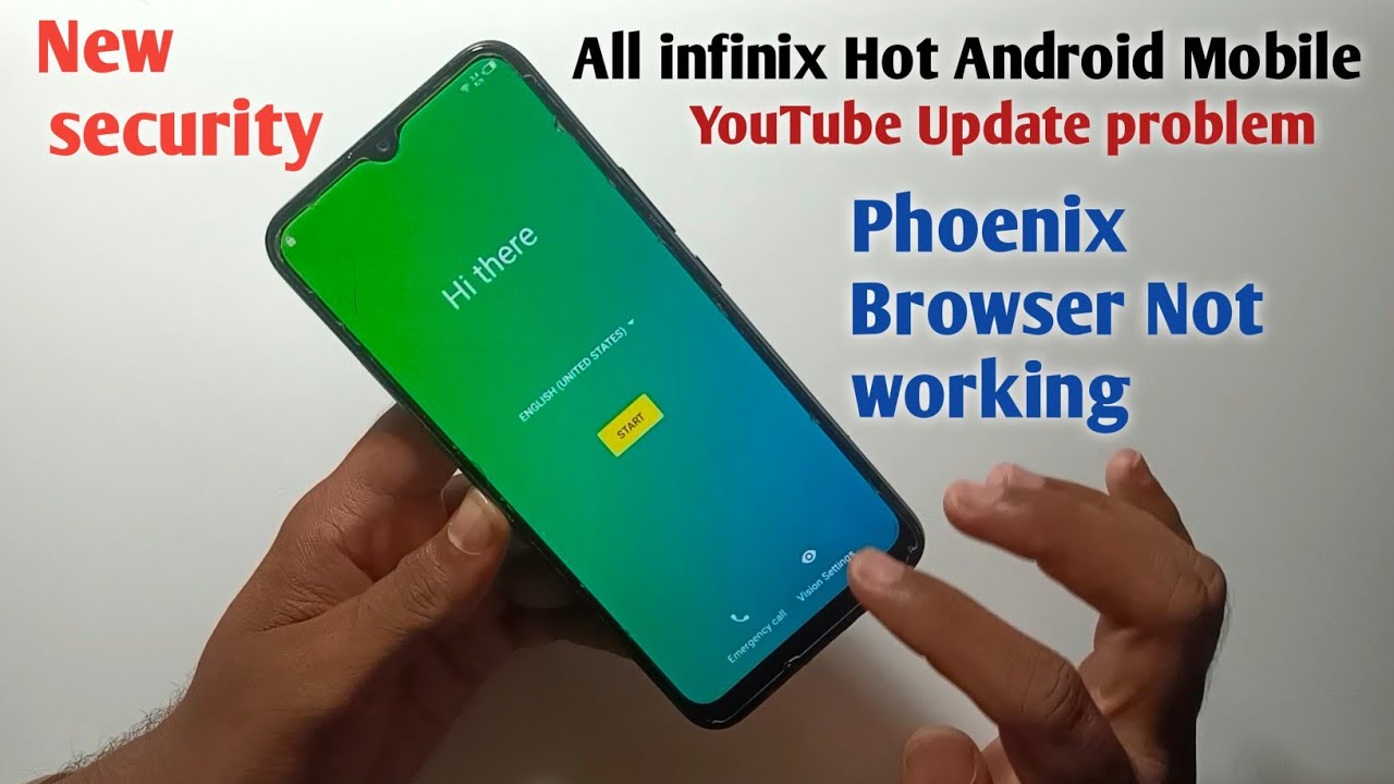 Infinix Hot All Android FRP BYPASS YouTube Update problem 100% Fix | Phoenix Browser Not work NO PC
