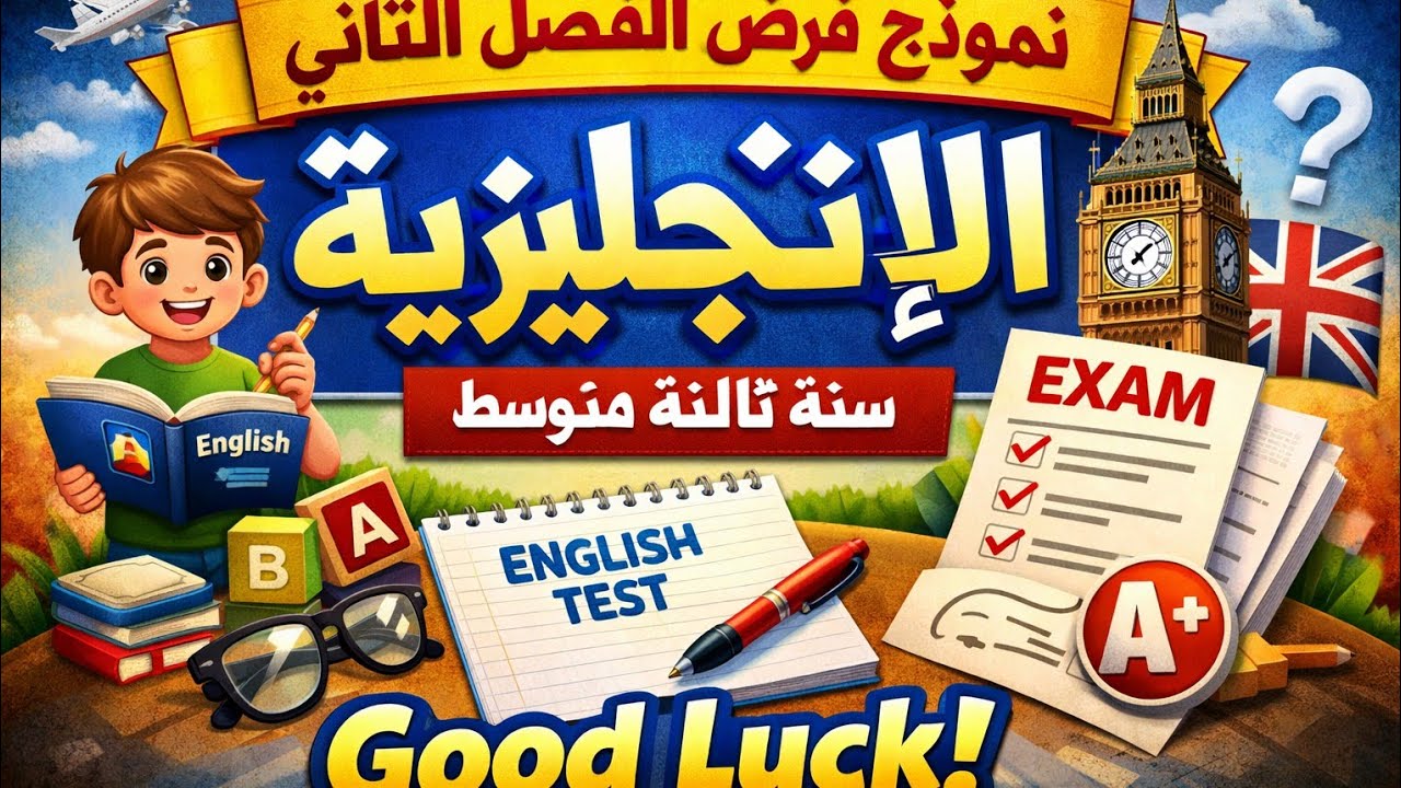 ثالثة يلاه نبداو نحلوا نماذج للفرض 😏😆