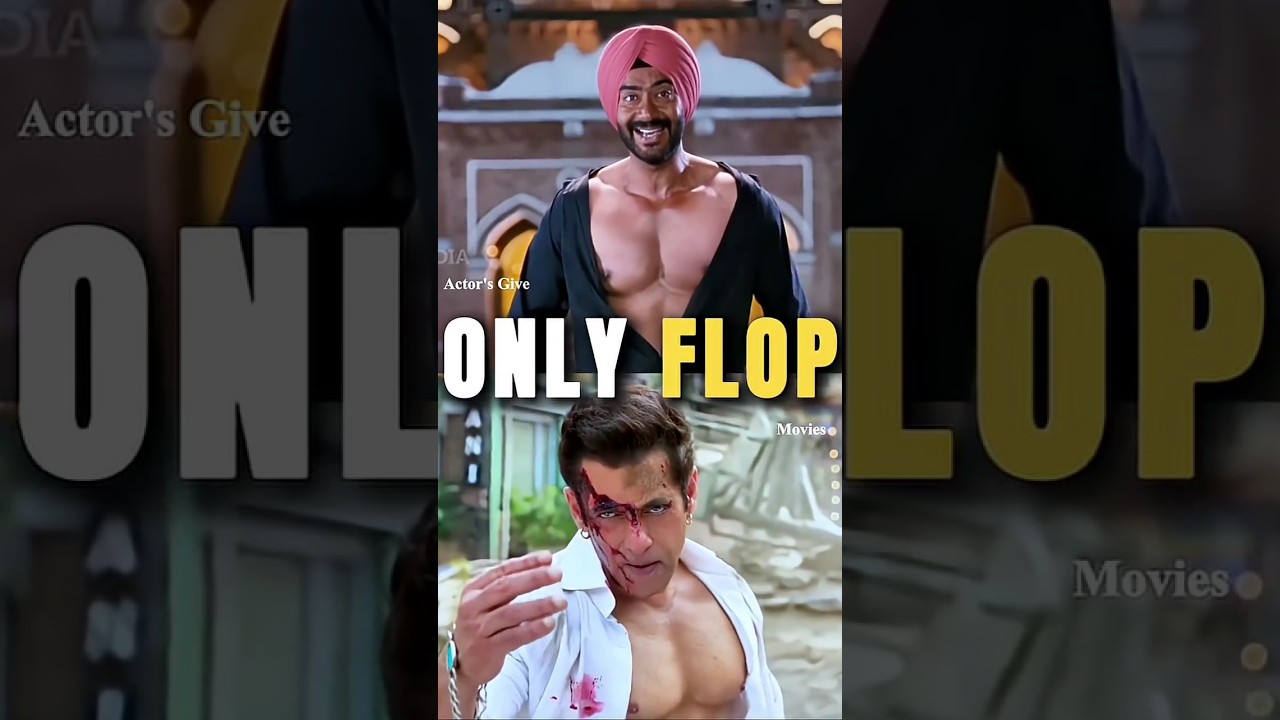 When Actors Give ONLY FLOP Movies 😔 featuring Bollywood #bollywood #salmankhan #ajaydevgan #sos2