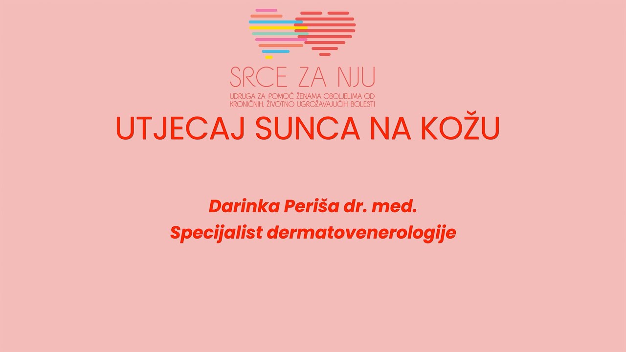 Utjecaj sunca na kožu | Darinka Periša dr. med. - Specijalist dermatovenerologije