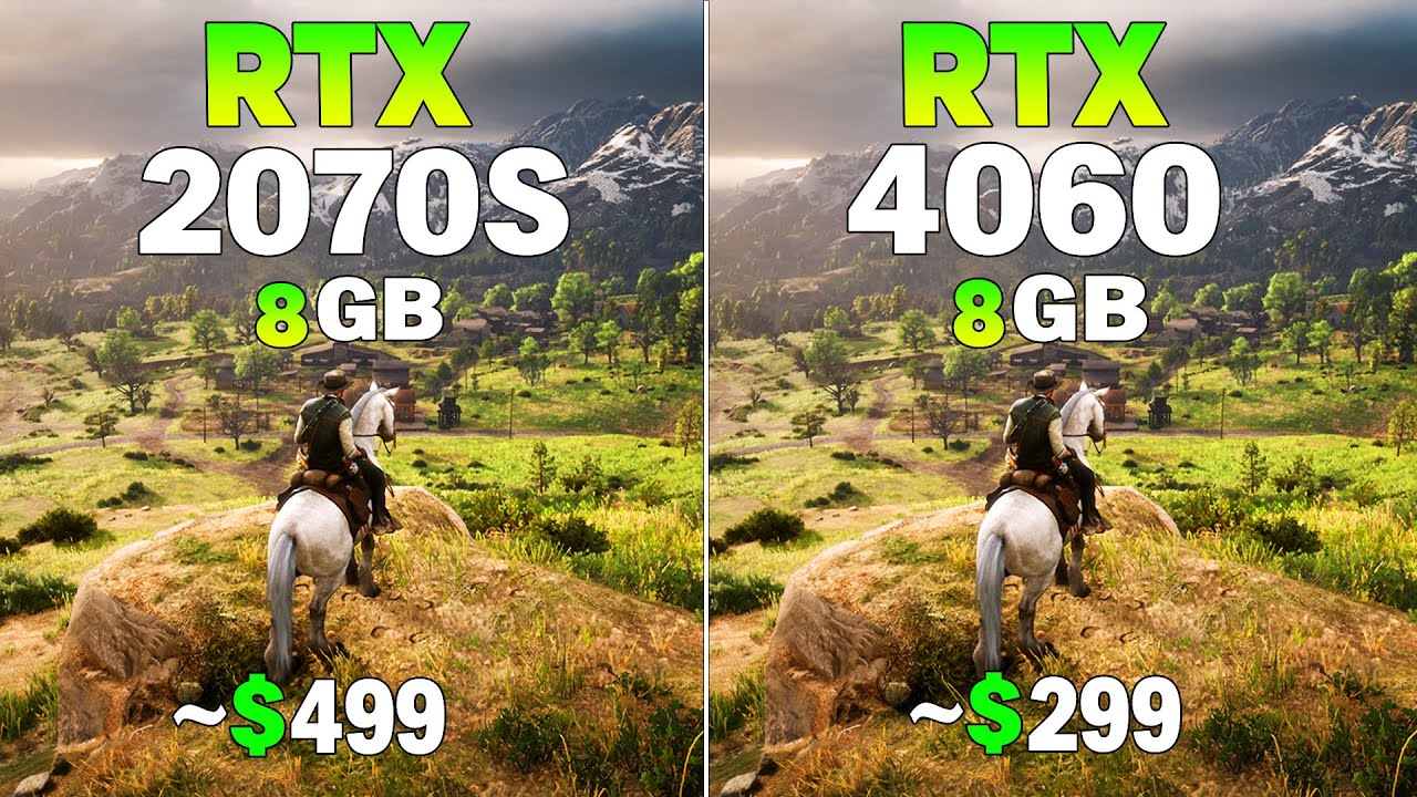 RTX 2070 Super vs RTX 4060 - Test in 8 Games