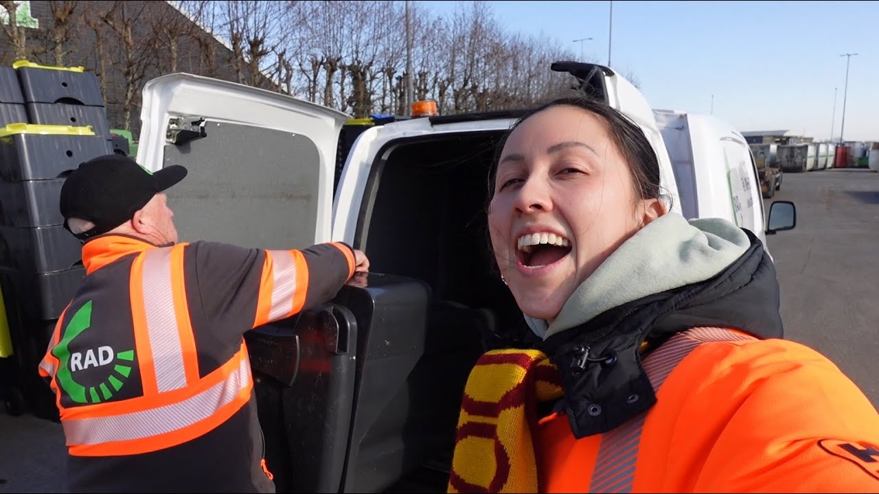 IK BEN VOOR EEN DAG EEN VUILNISVROUW!:  EEN DAG MET RAD BV - FLORINESCHOENMAKER VLOG #93