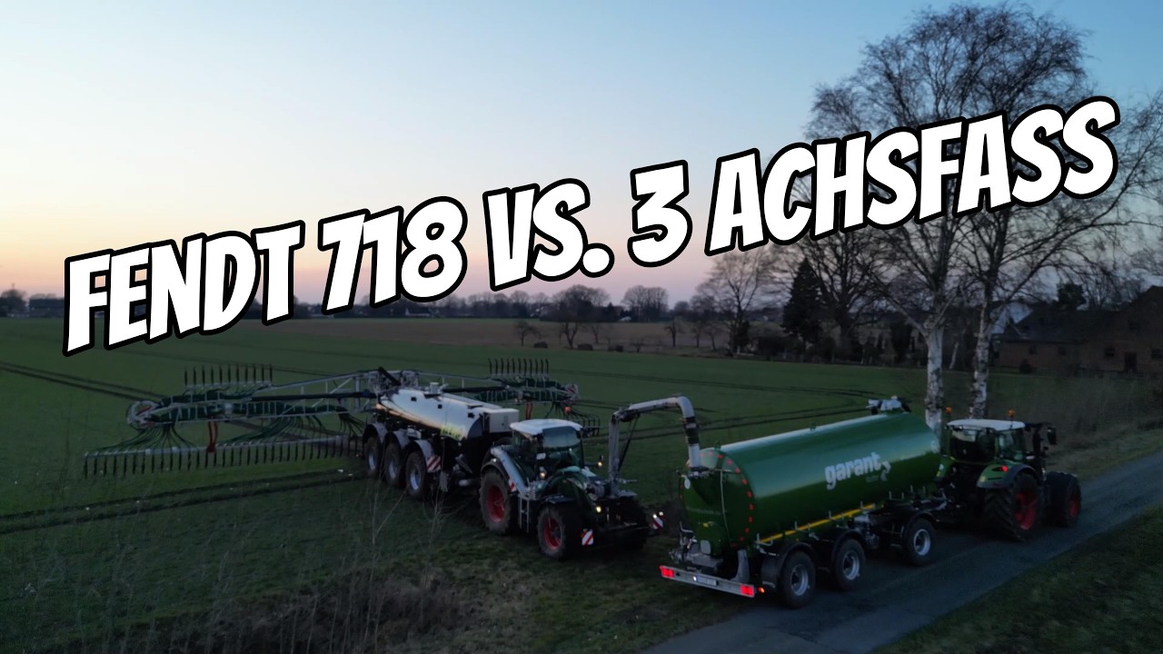 #vlog236 Gülle am Limit! Wenn der 718er das Tridem-Fass zähmt