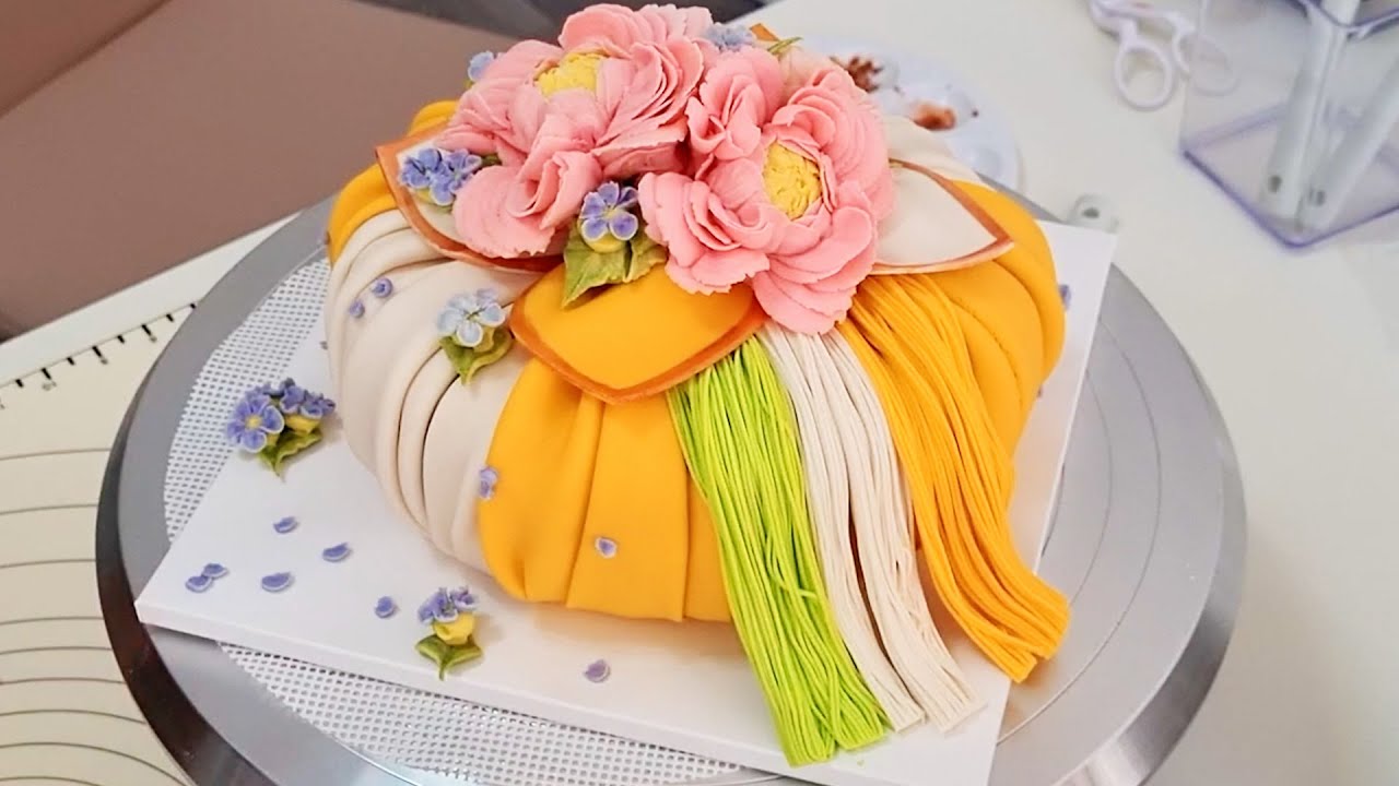 대구 수제 떡케이크 공방 보자기떡케이크 만드는 과정│Rice Cake Making Process│Korean Street Food