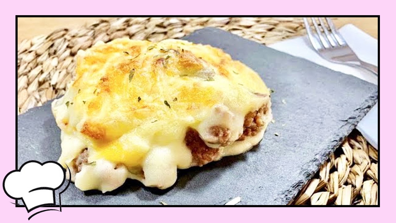 🥩 Pastel de carne picada con puré de patata🥔 | Asmr cooking | Asmr cocinando