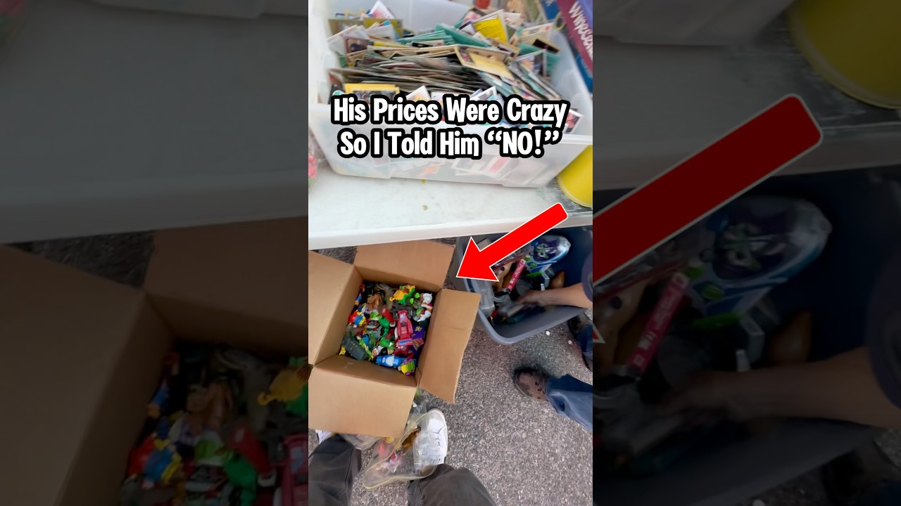 I Refused to Pay His Prices at This Yard Sale&hellip; #yardsale #reselling