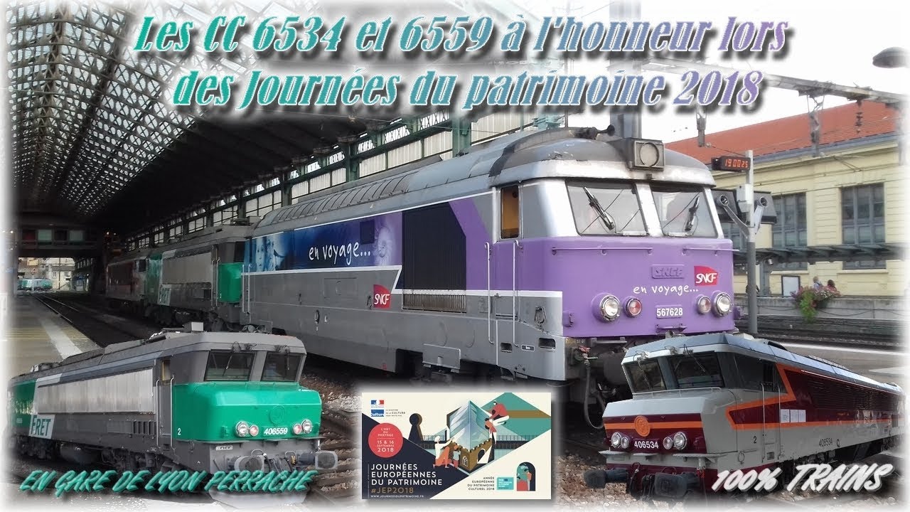 Les CC 6534 et 6559 &agrave; l'honneur lors des Journ&eacute;es du Patrimoine 2018 #CC6534 #CC6559 #BB67628