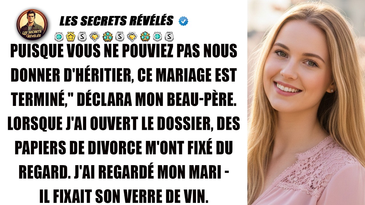 À Thanksgiving, mon beau-père veut mon divorce, mais l'enveloppe de mon amie me sauve.