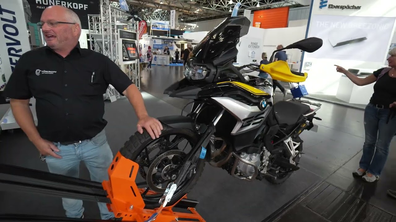 Wohnmobil Motorrad Lift begeistert deutsche Camper! Hessischer Handwerker erfindet ALLES!