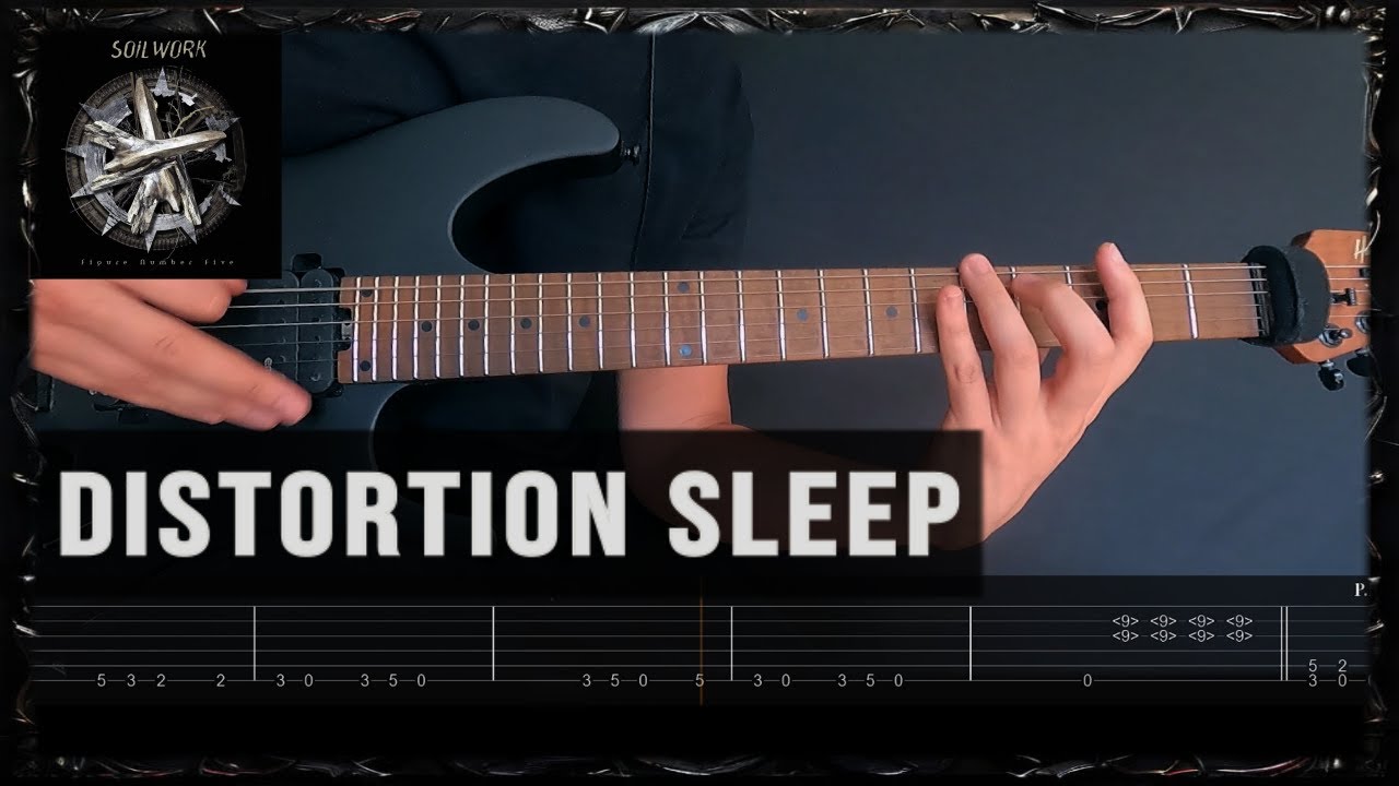 Soilwork - Distortion Sleep Guitar Cover | Tabs Lesson | Instrumental