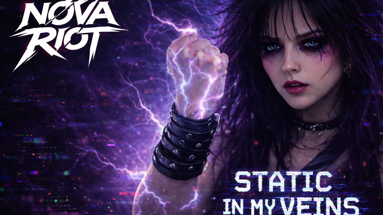 NØVA RIOT - Static in My Veins (song poster)