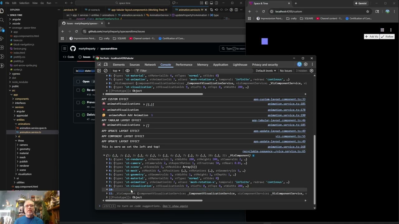 370 - ThreeJS and Angular Space And Time Application: Back To Animations