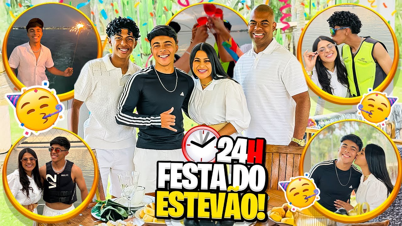 TUDO QUE ROLOU NO ANIVERSÁRIO DO ESTEVÃO! FIZEMOS FESTA NA LANCHA!💚💙