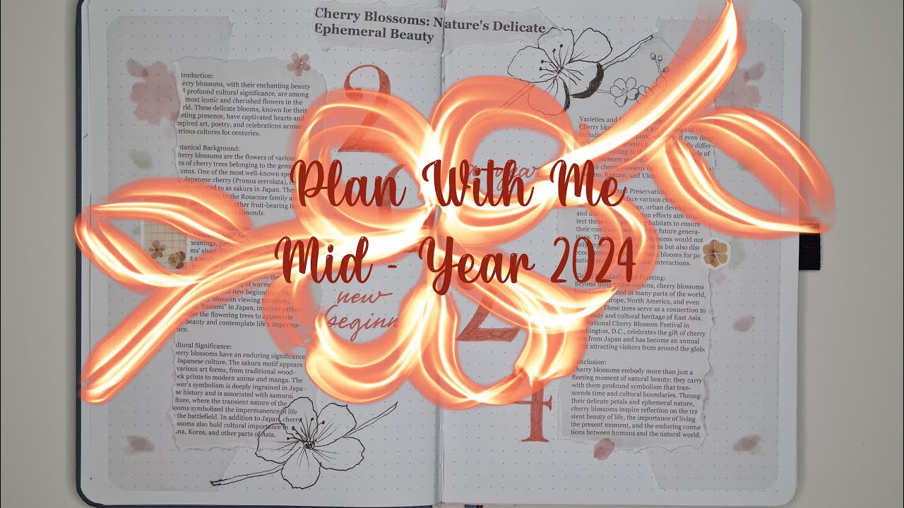 My Mid-Year 2024 Bullet Journal Setup | Set Up Craft Spreads With Me!