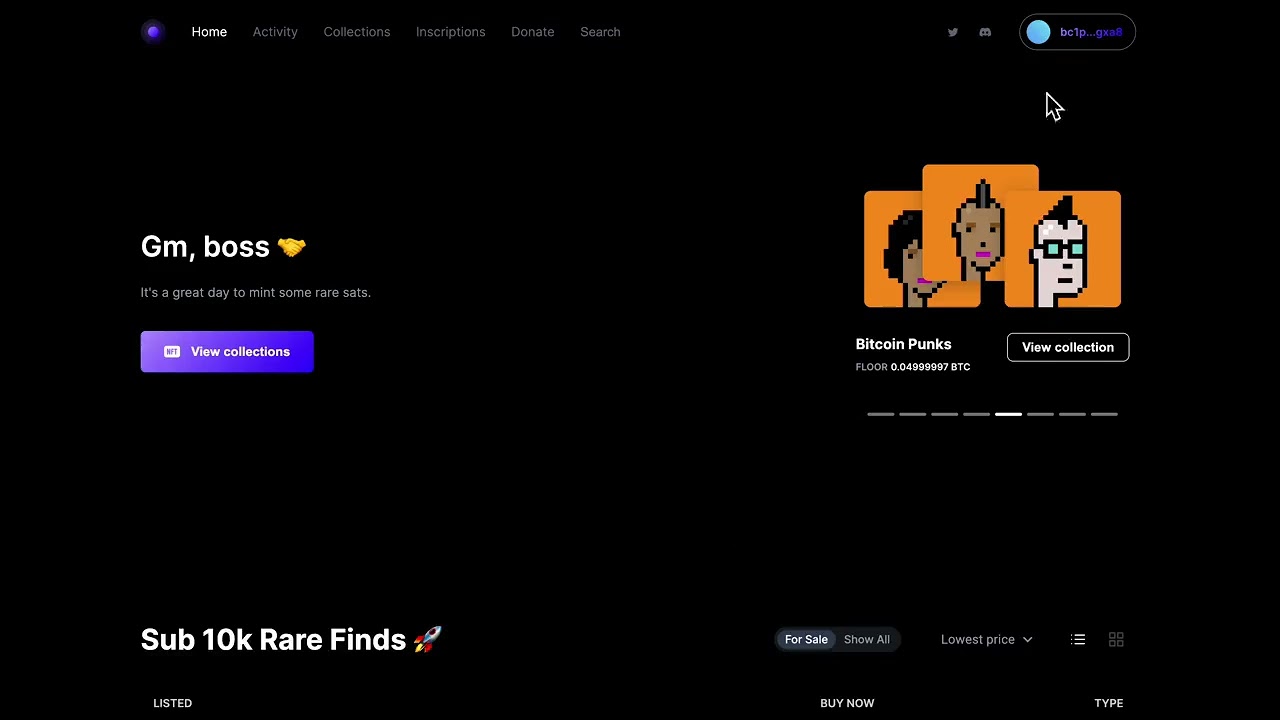 Introducing Connect Wallet 🚀Users can now connect with xverse.app & ordinalswallet.com! 🫡
