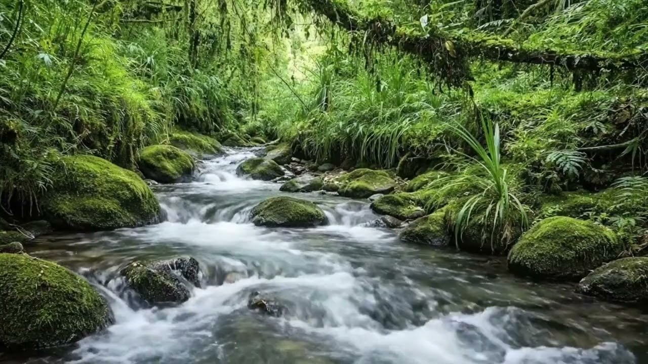Peaceful Nature River for Deep Relaxation and Rest 4K