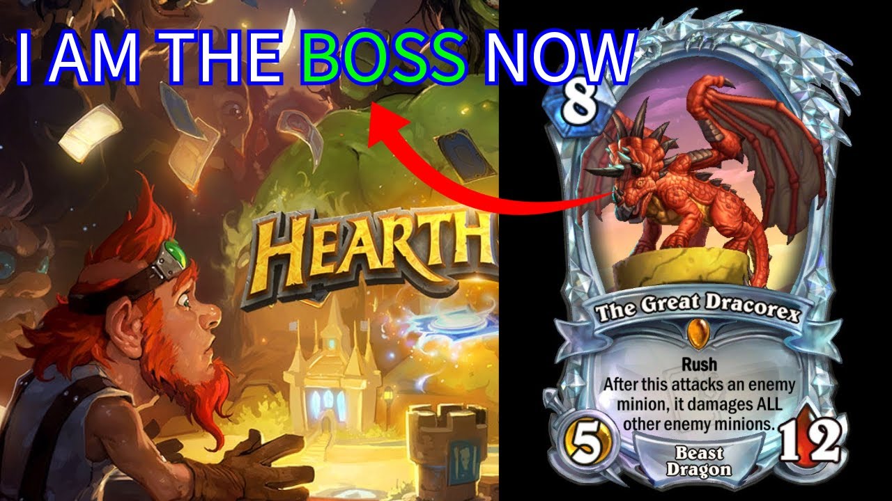 Hearthstone: - (Quest Warrior) - DRACOREX показывает всем, кто здесь БОСС...