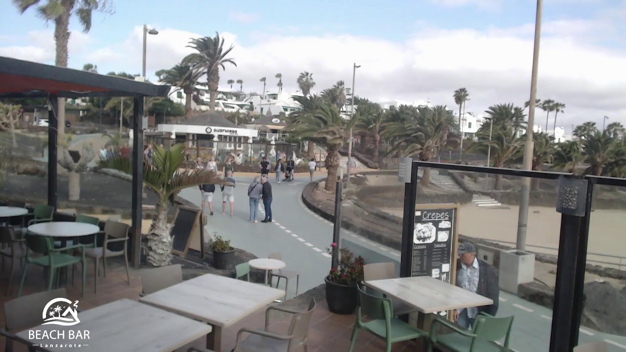 Webcam Lanzarote - Live Stream from the Beachbar in Costa Teguise