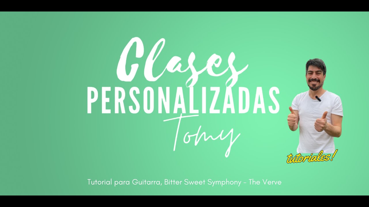 Tutorial de guitarra - Bitter Sweet Symphony - The Verve