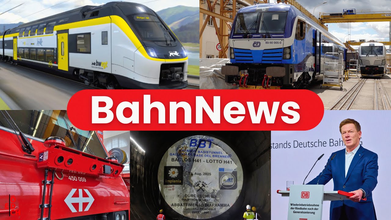 ComfortJet f&uuml;r &Ouml;sterreich, Stuttgart-Bodensee-Netz, Bahnchef geht und viel mehr | BahnNews August