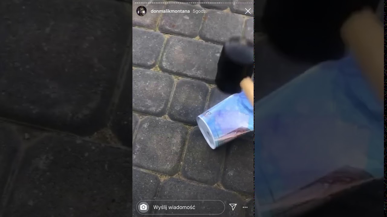 Malik Montana otwiera skarbonkę z synem