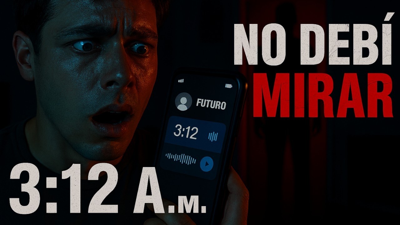 Me envié un audio desde el futuro… y me advirtió que no mirara