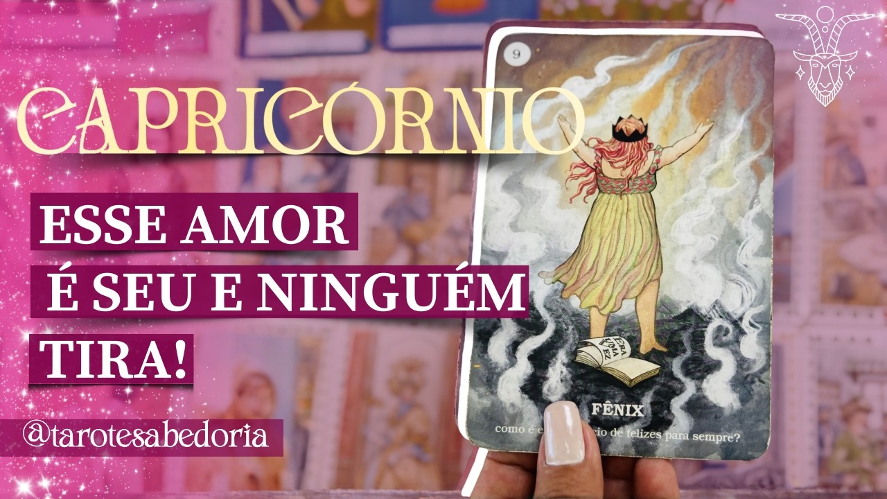 ♑ CAPRICÓRNIO 🤍🔥COMO UMA FÊNIX, VOCÊ RENASCE PARA UM AMOR INCRÍVEL!🔥🤍
