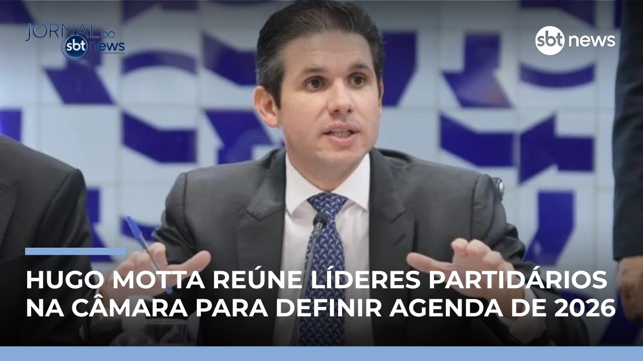Hugo Motta convoca líderes para definir prioridades da Câmara | #JornaldoSBTNews