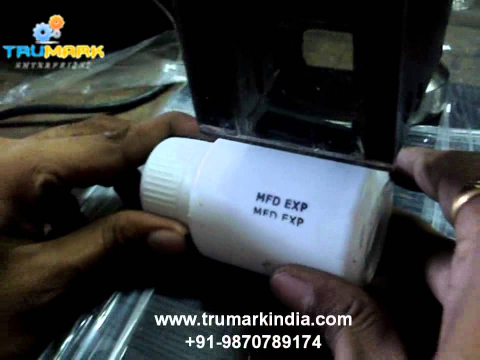 Batch coding machine for bottle , MRP EXPIRY MFG date printing on jars, pouches, cartons, label