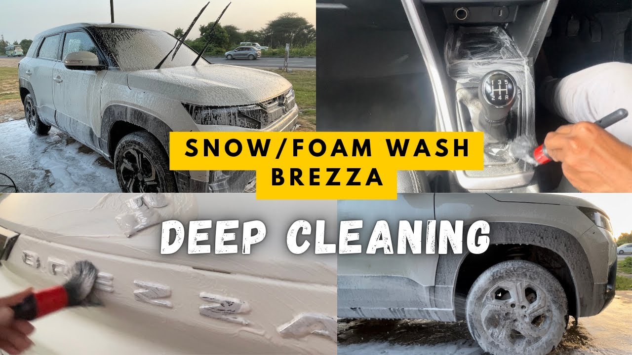 Snow/Foam Wash | Deep Cleaning of Brezza