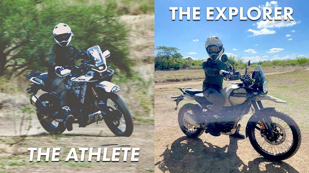 CFMOTO 450MT vs  Himalayan 450 First Impressions on a Flat Track & Specs Comparison