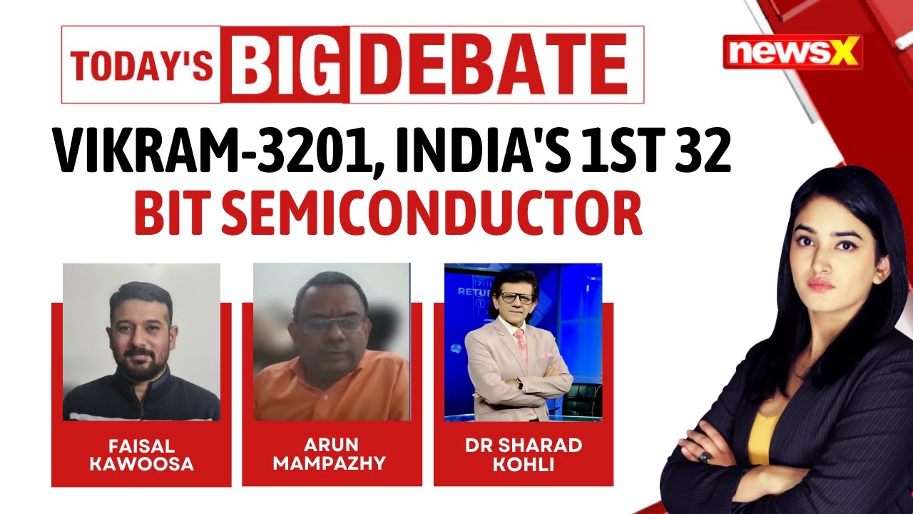1st Made-In-India 32Bit Semicon Chip Unveiled | Where does Vikram 3201 Put India in Semicon Race?