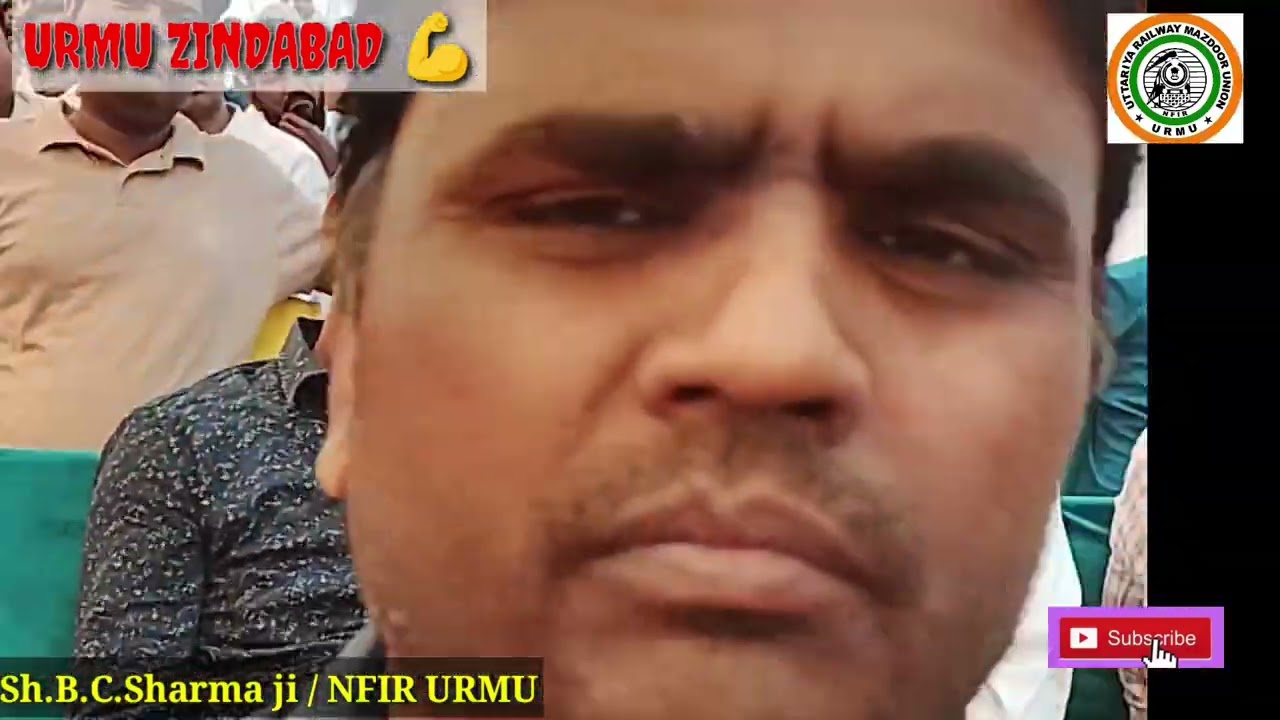 URMU NFIR Sh. B.C.Sharma ji NPS UPS Go back Only OPS. Vote for URMU Saharanpur me Agahaz karte hue