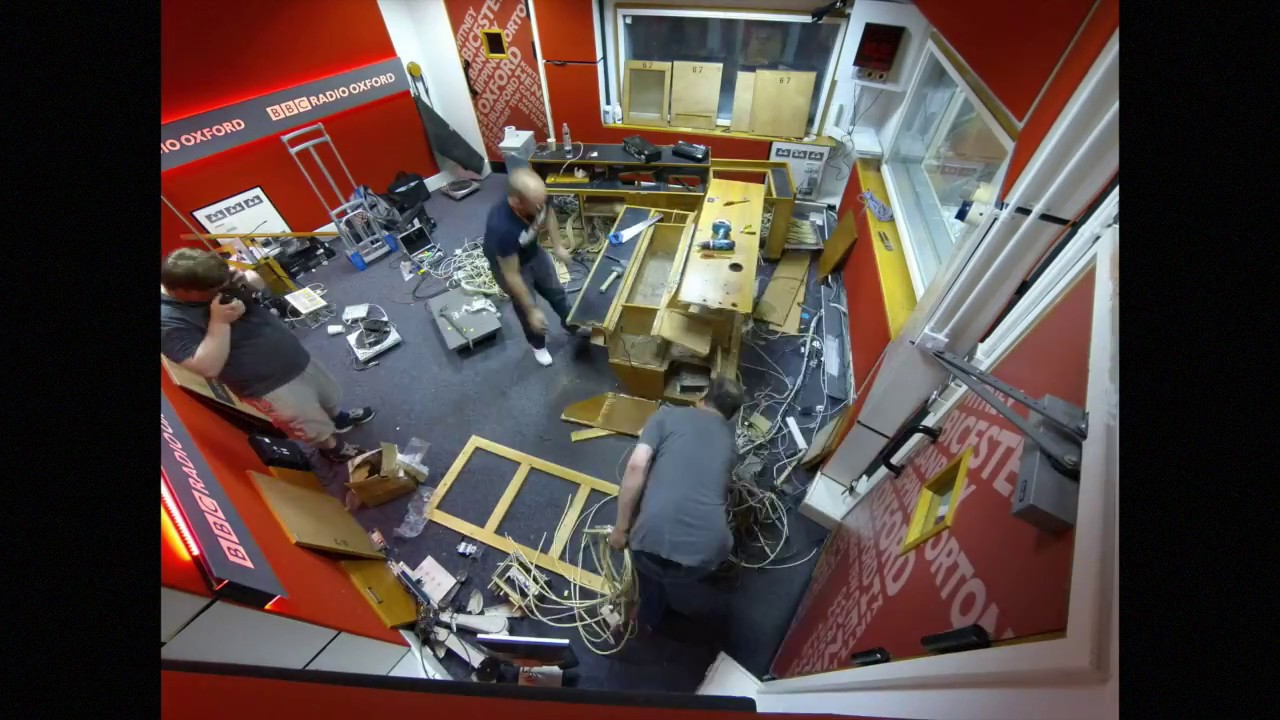 BBC Radio Oxford's Studio Refurbishment Timelapse