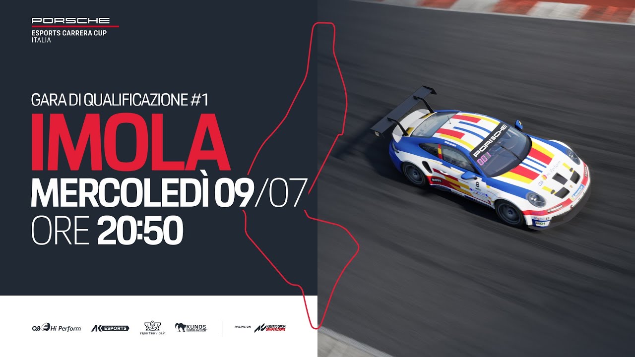 Porsche Esports Carrera Cup Italia 2025 - Round 1 Imola 🇮🇹