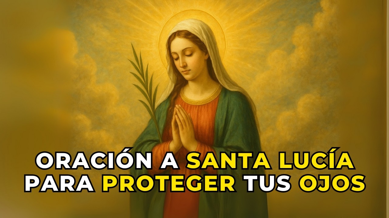 ORACION a SANTA LUCIA por la SALUD de los OJOS 🙏