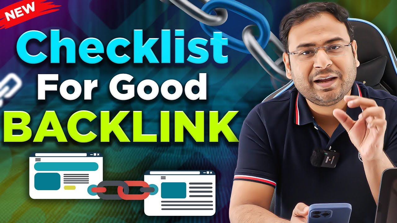 SEO Checklist for Good Backlink | Pro Tip by Umar Sir