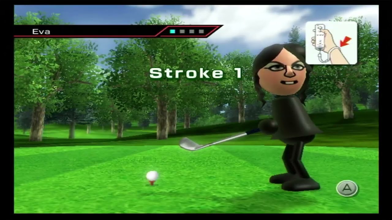 Wii Sports Golf Rin vs Eva