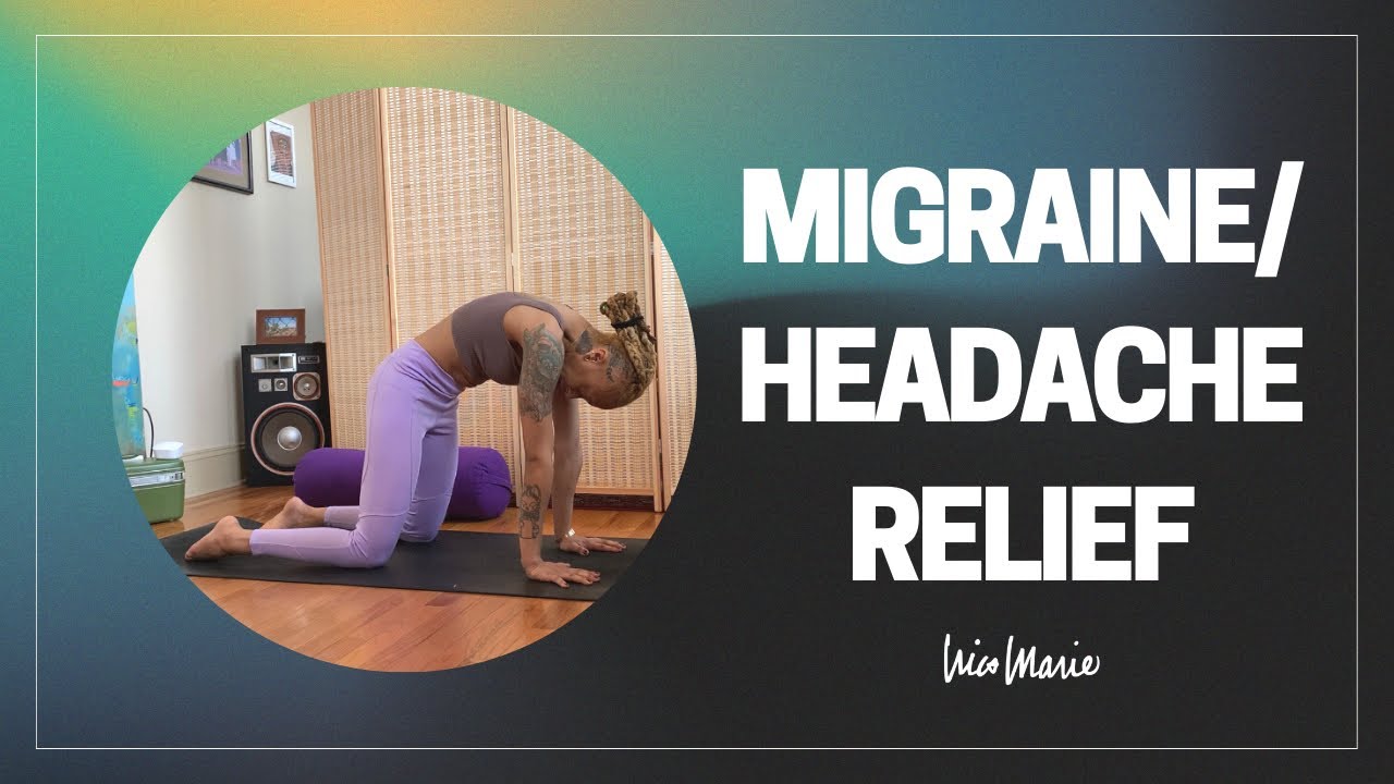 Yoga for Migraines & Headaches | 10 Minutes | Relieve Tension & Destress