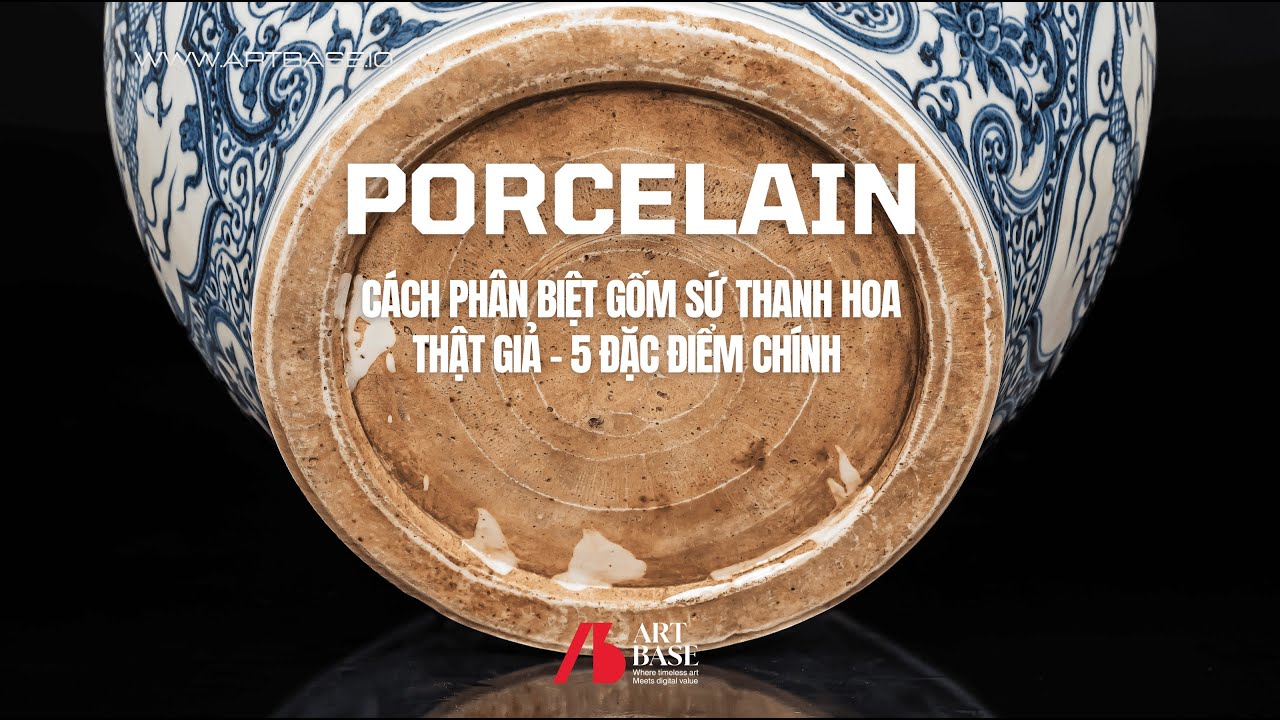 CÁCH PHÂN BIỆT GỐM SỨ THANH HOA THẬT GIẢ - 5 ĐẶC ĐIỂM CHÍNH #antique #cổvật #auction