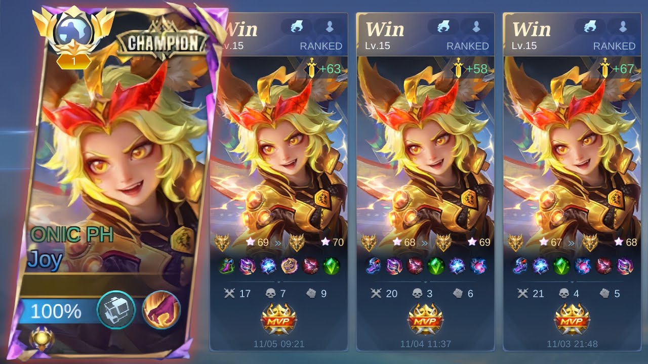 AUTO WINSTREAK!! THIS IS THE TRICK HOW I CARRY MY TEAM IN SOLO RANK 🔥 | Joy MLBB