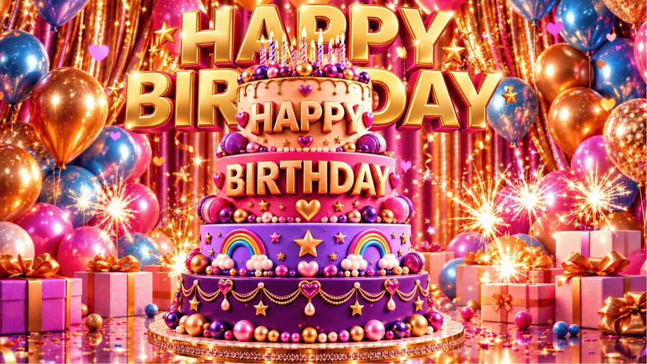 Happy Birthday Celebration Song 🎉🎂 Party Song for a Special Birthday