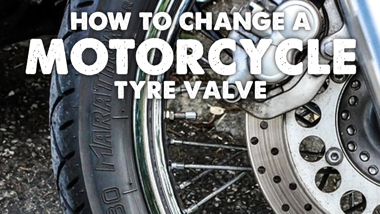 790. Как заменить вентиль шины мотоцикла | Видео из гаража