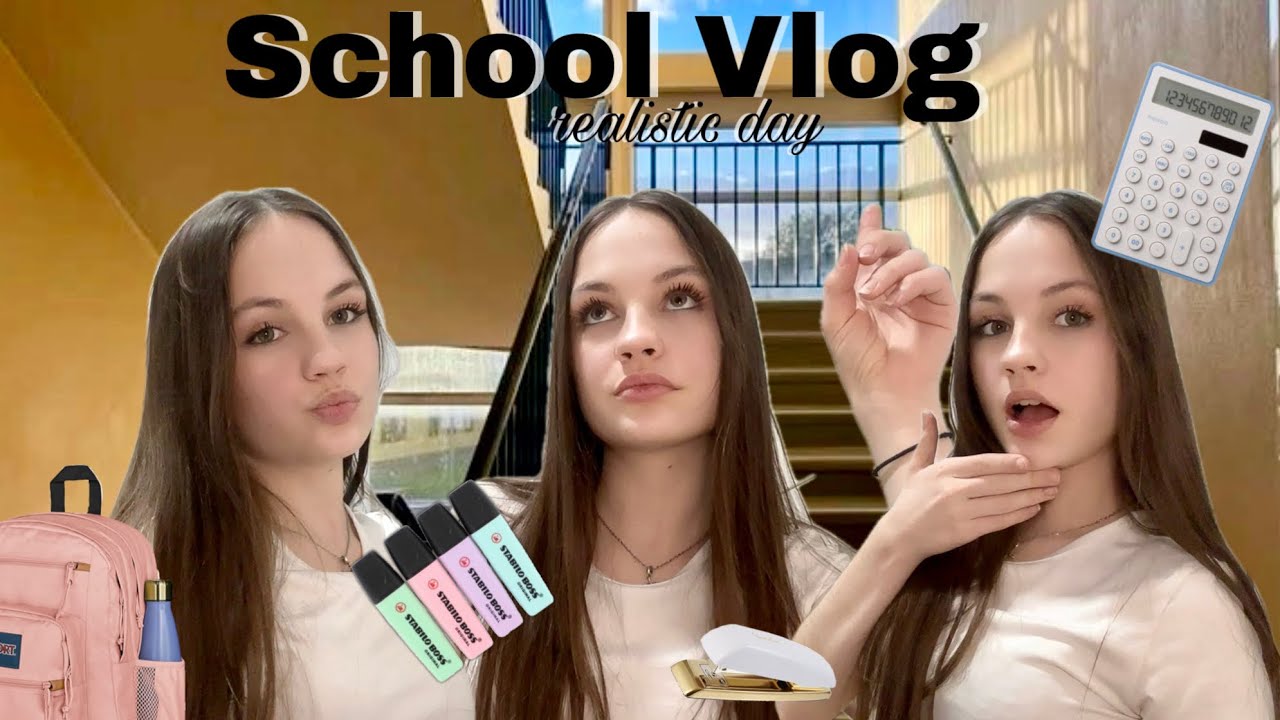 a SCHOOL DAY in my life: realistic day🤯