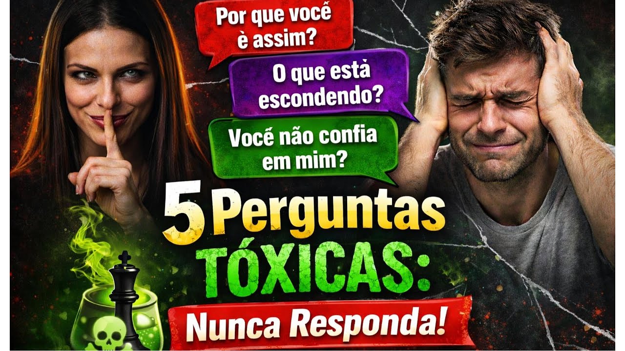 5 PERGUNTAS TÓXICAS Nunca Responda: GASLIGHTING DISFARÇADO SÃO ARMADILHAS PSICOLÓGICAS