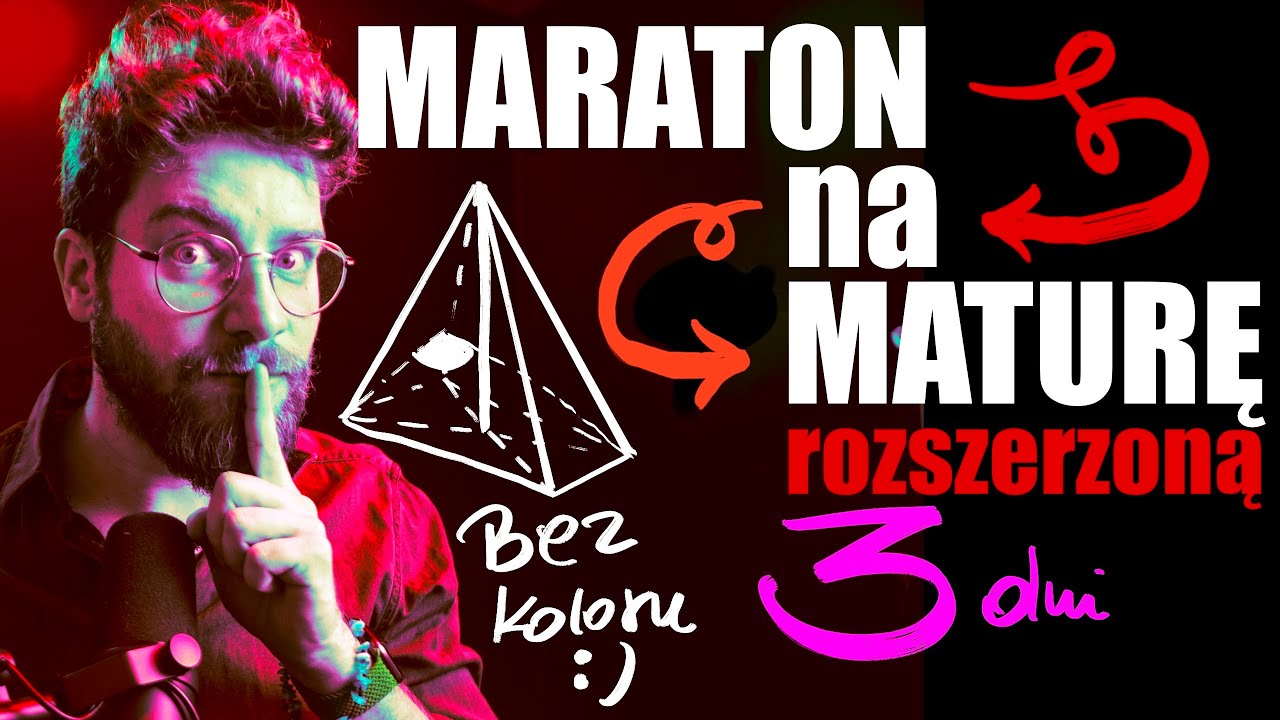 OSTROSŁUP jak na maturze❗️(bez kolorow)🔥Za 3 dni ROZSZERZENIE 2024❗️MARATON na MATURĘ ROZSZERZONĄ