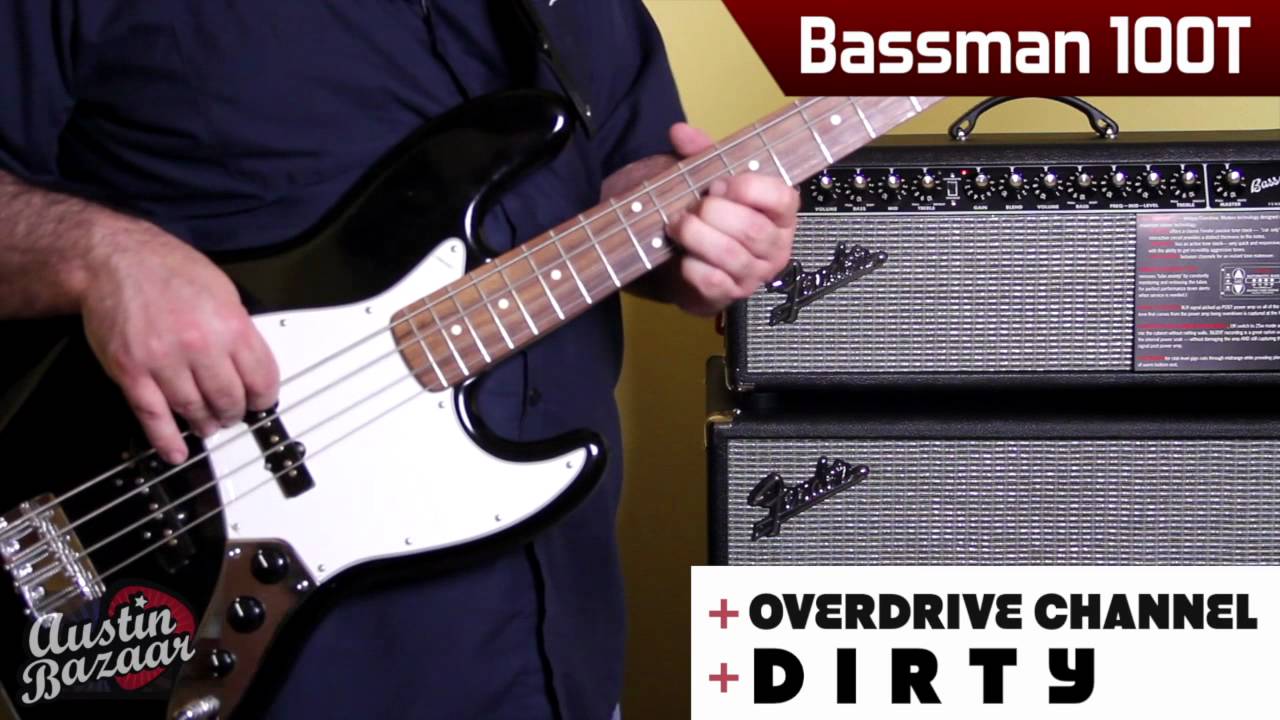 Fender Bassman 100T Bass Amp Head Demo