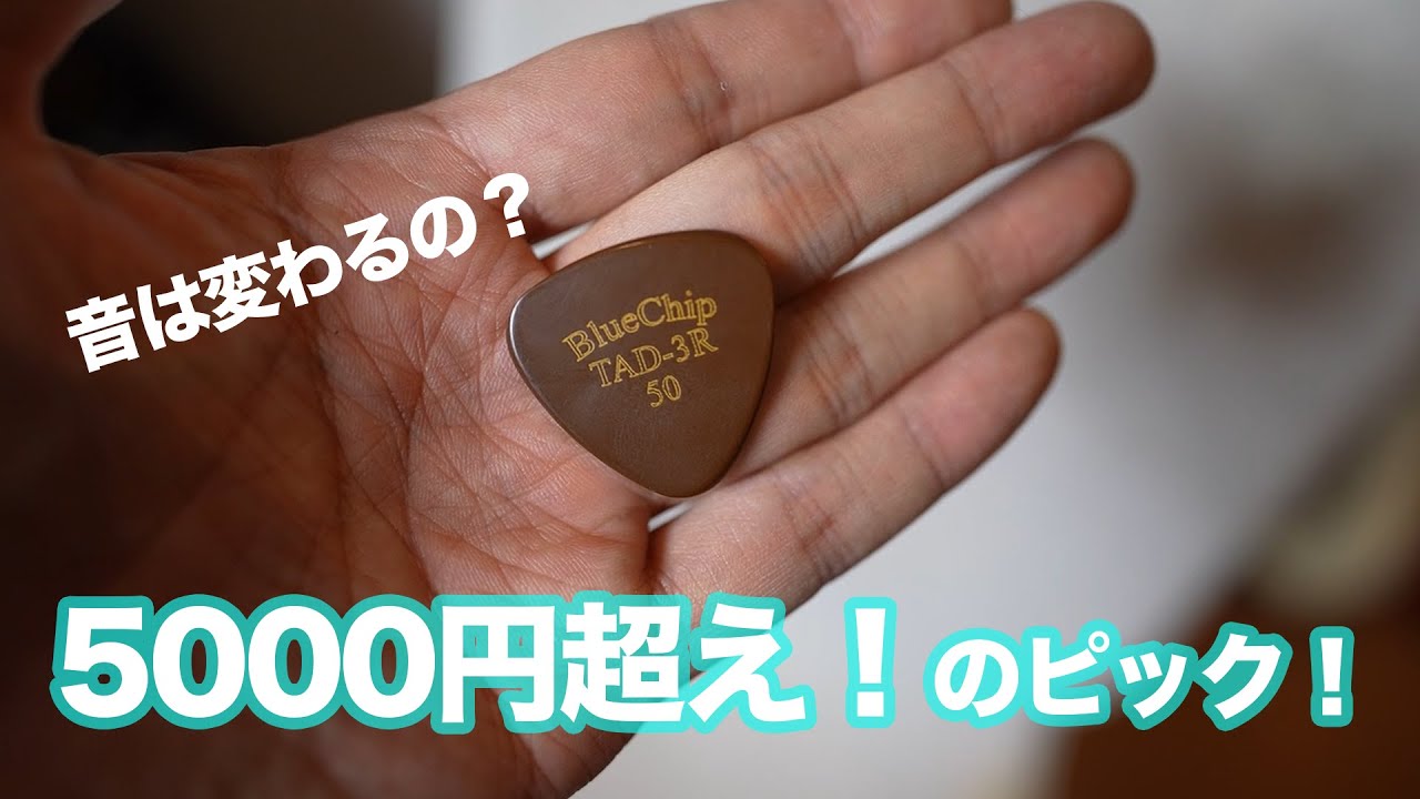 【驚き！】5千円超えの高級ピック！100円のピックとの差って！？【Blue chip pick】